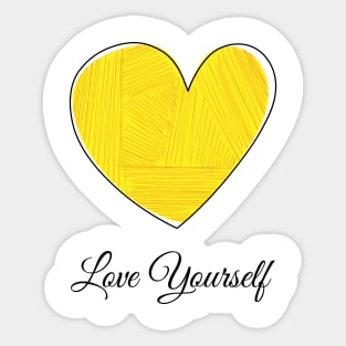 Love yourself Sticker